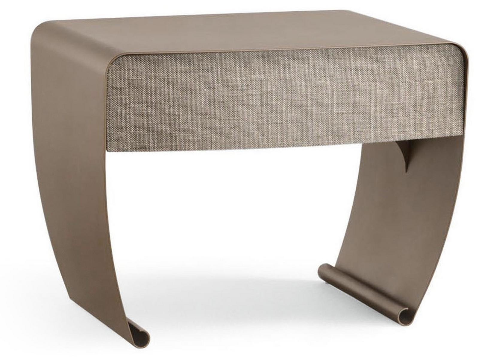 Rectangular metal bedside table | Taolino by Cantori