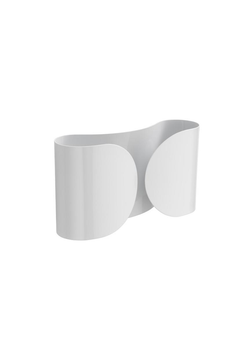 Powder coated steel wall lamp | Foglio by Flos