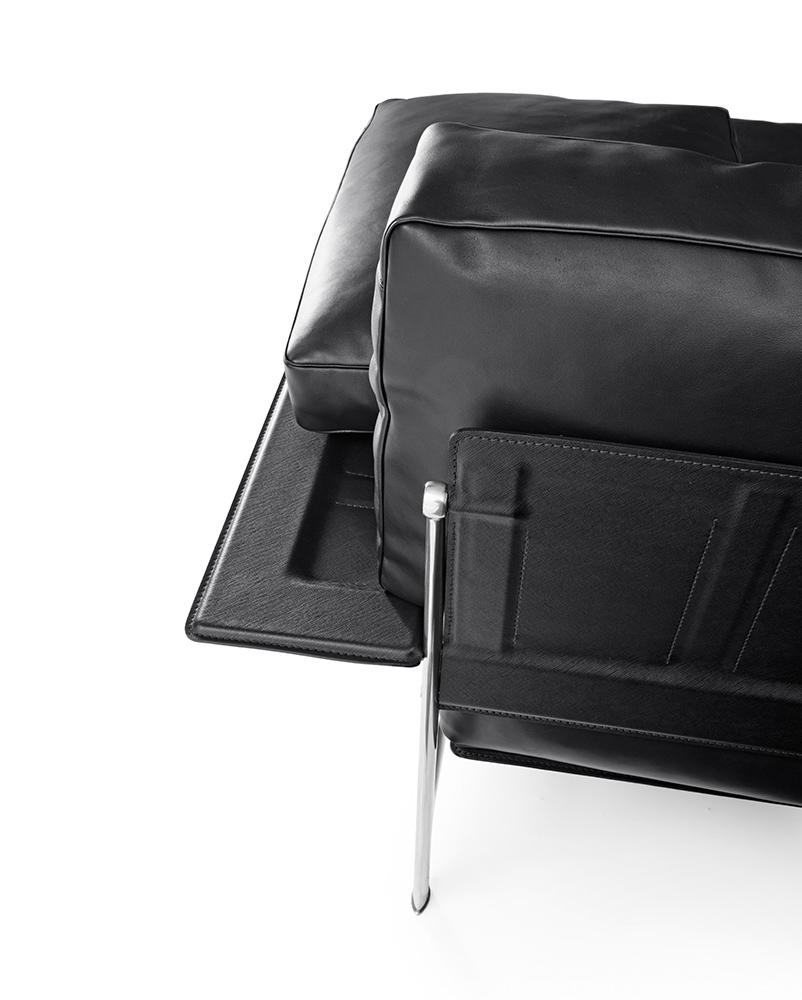 3 seater leather sofa | Diesis 40 by B&B Italia