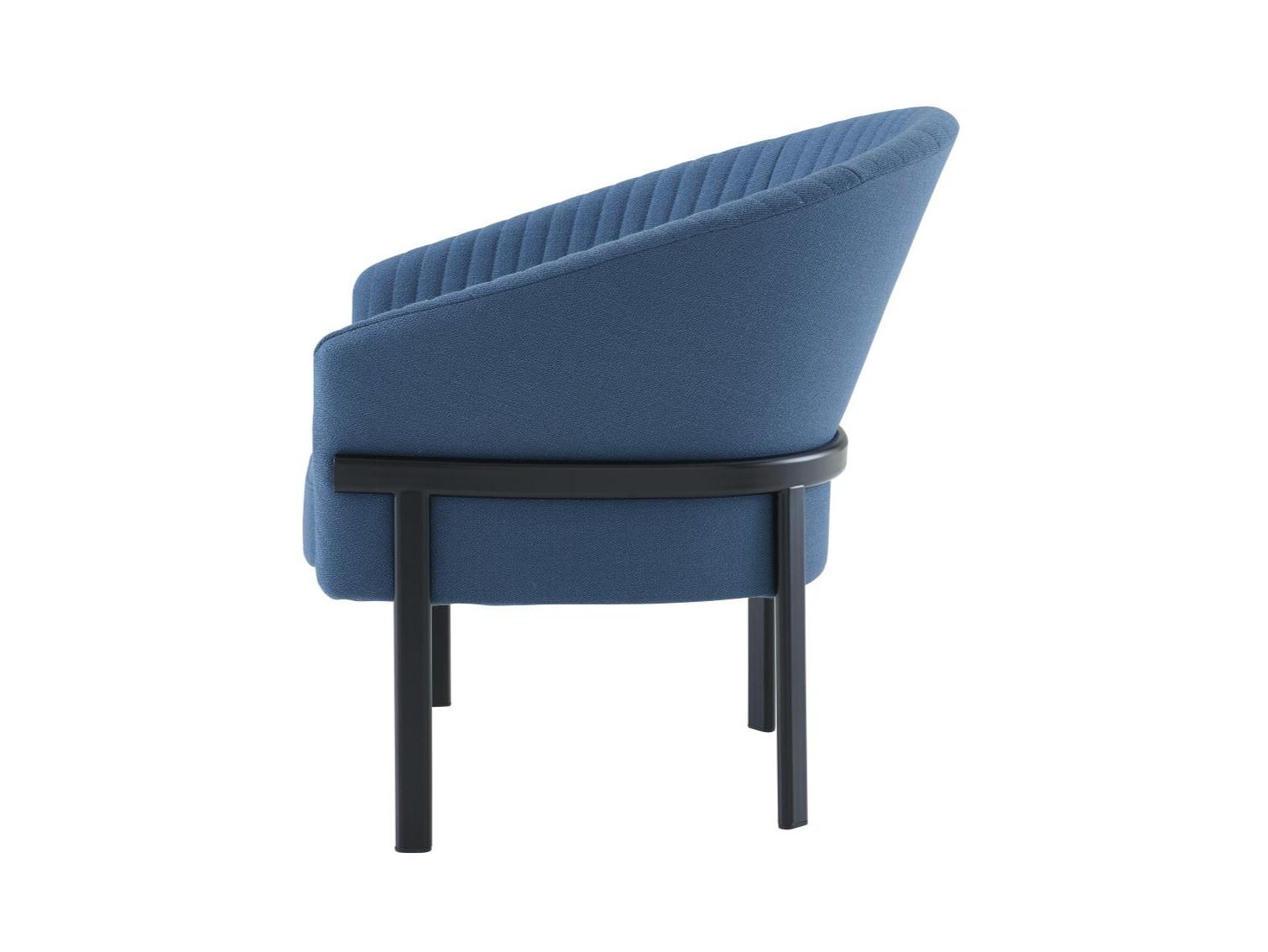 Fabric easy chair with armrests | Valmy by Ligne Roset