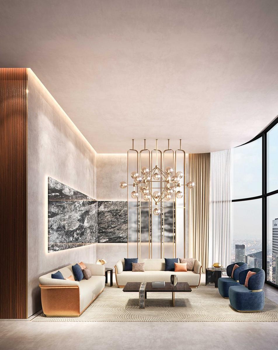 Rectangular wooden coffee table | Lincoln by Capital Collection