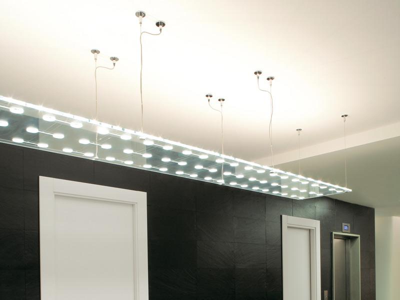 Glass pendant lamp | Sospesa by Fabbian