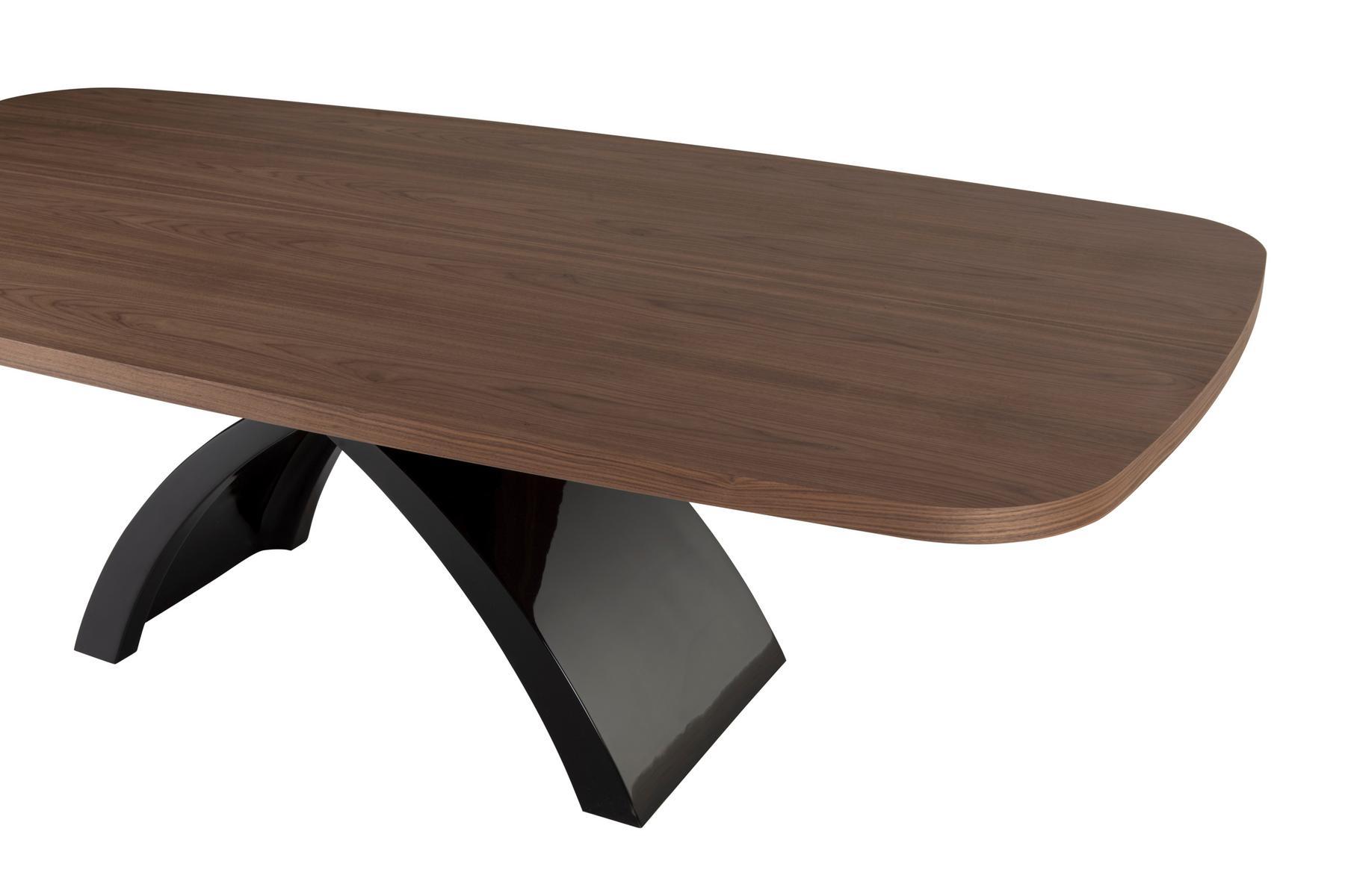 Rectangular walnut table | Tokyo by Tonin Casa