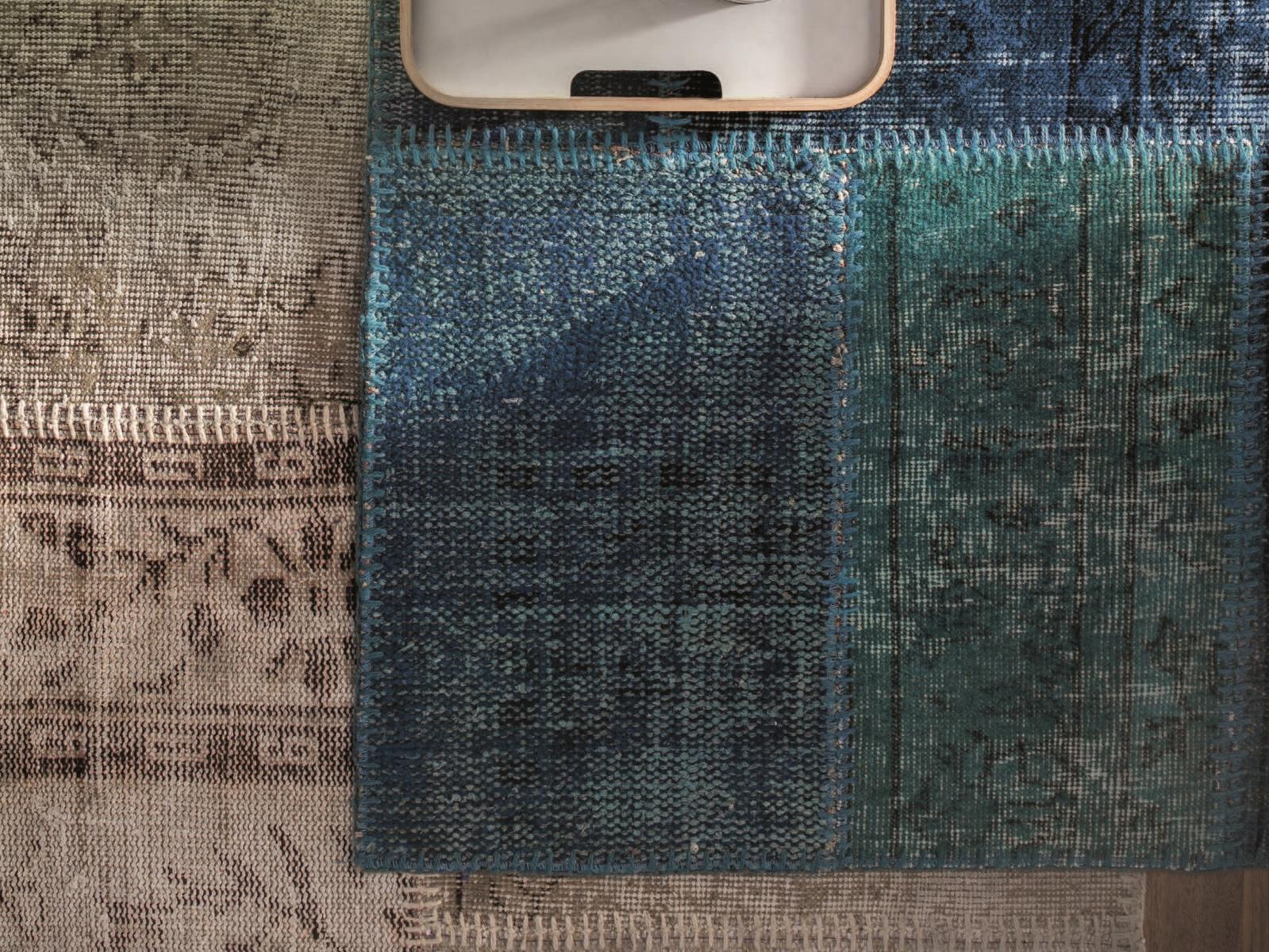 Patchwork rectangular rug | Volta by Tonin Casa
