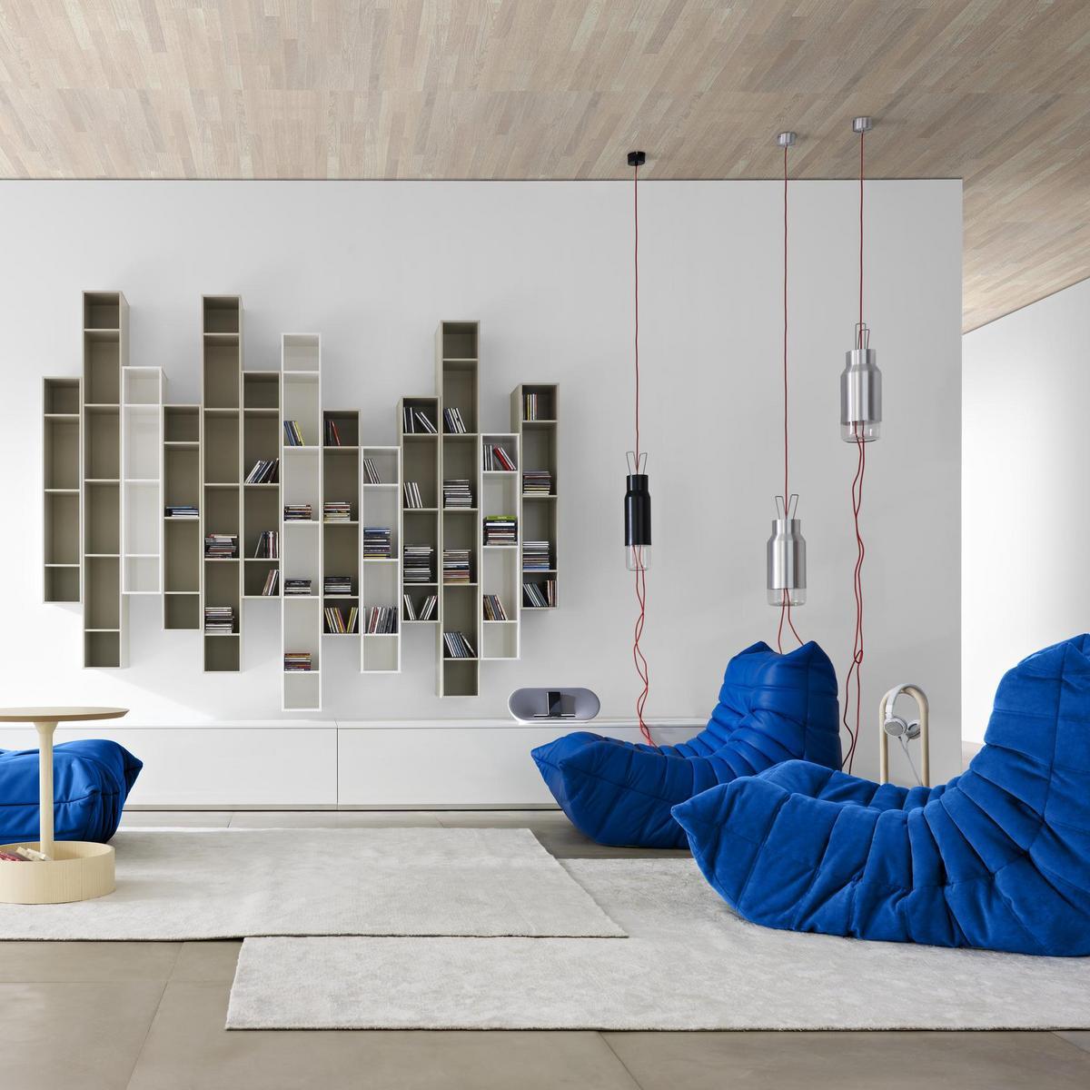 Leather bean bag | Togo by Ligne Roset