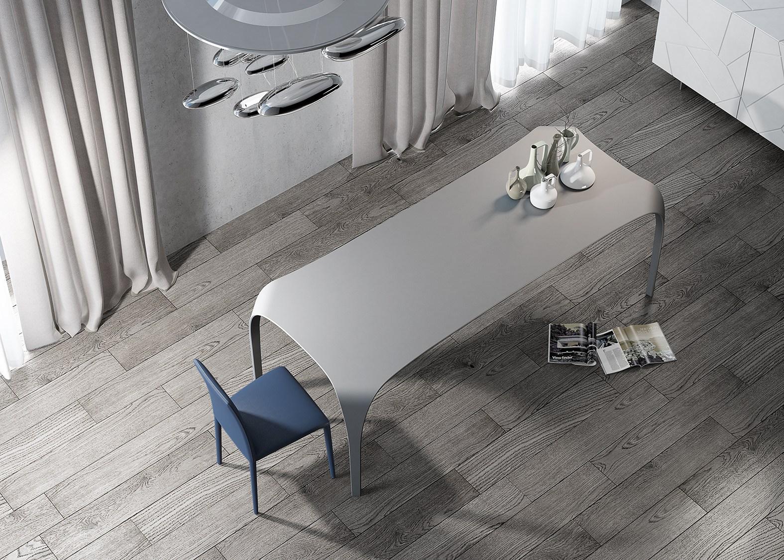 Rectangular Tecnoril® kitchen table | Unico by Riflessi