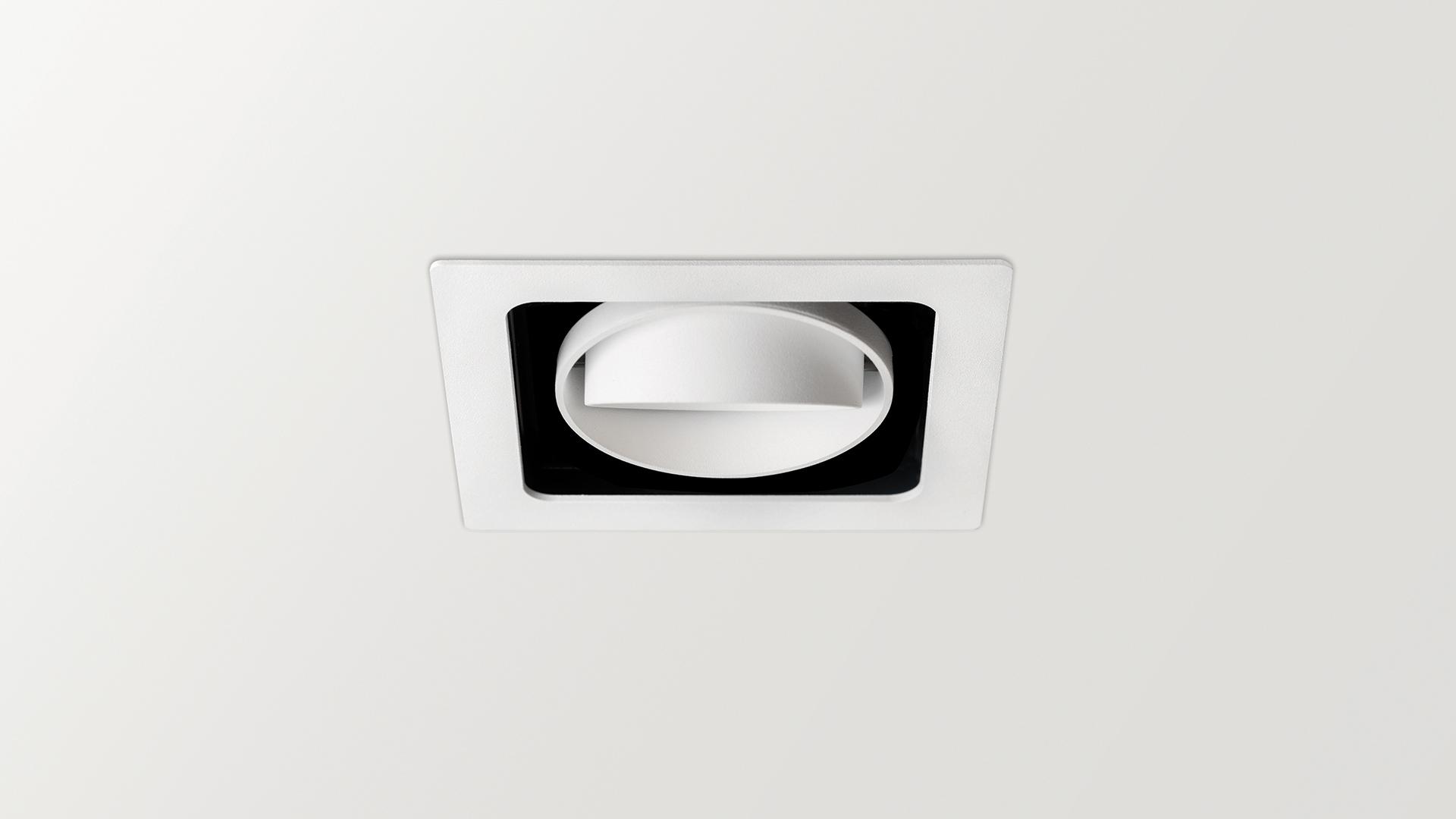 LED adjustable square spotlight | Twist by Arkoslight