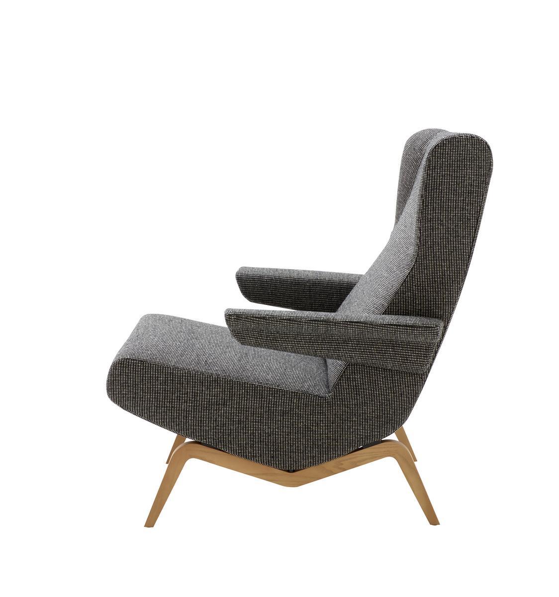 Fabric armchair with armrests | Archi by Ligne Roset