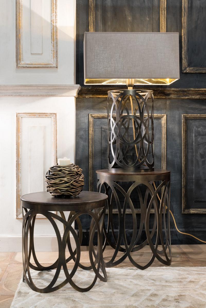 Metal table lamp | Violante by Mantellassi 1926