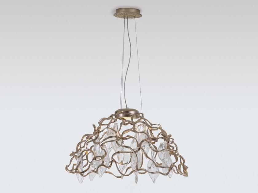 Handmade bronze pendant lamp | Niagara Ct3410/1 by Serip