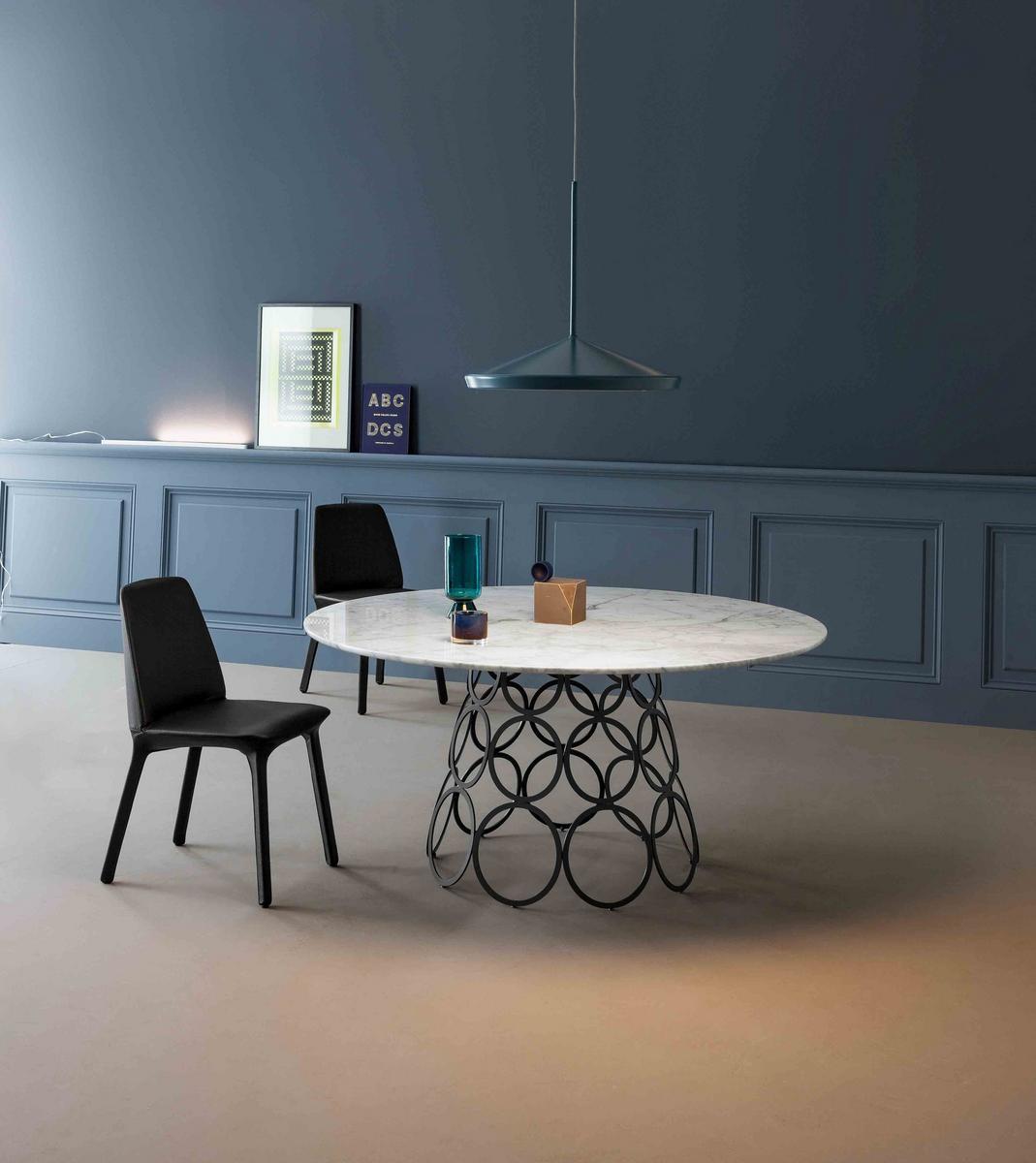 Leather chair | Flute by Bonaldo