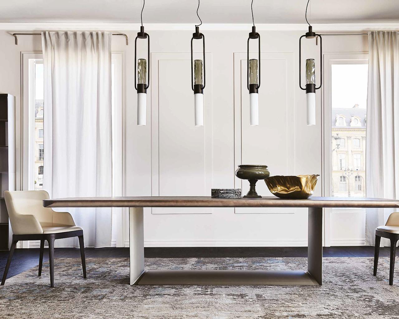 Oval metal table | Dragon by Cattelan Italia