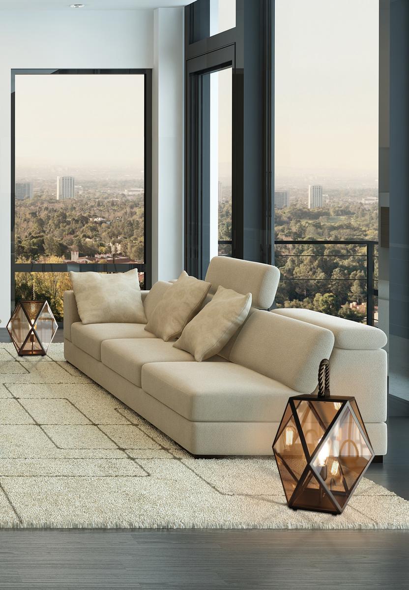 Floor lamp cordless | Muse Lantern by Contardi