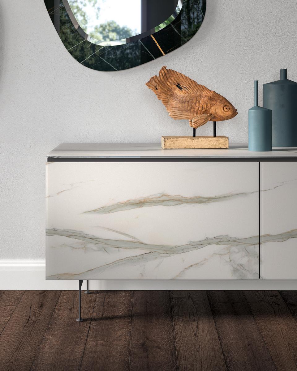 Wall-mounted glass mirror | Miami Vice by Ozzio Italia