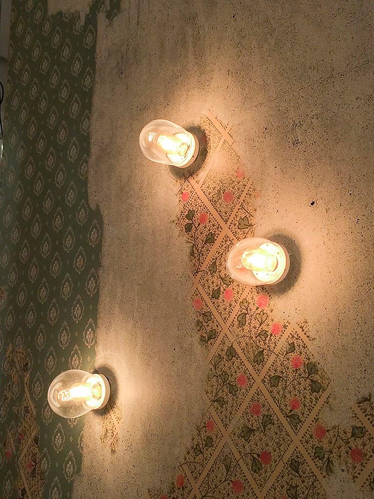 LED glass ceiling light with dimmer | Dropz by Dark