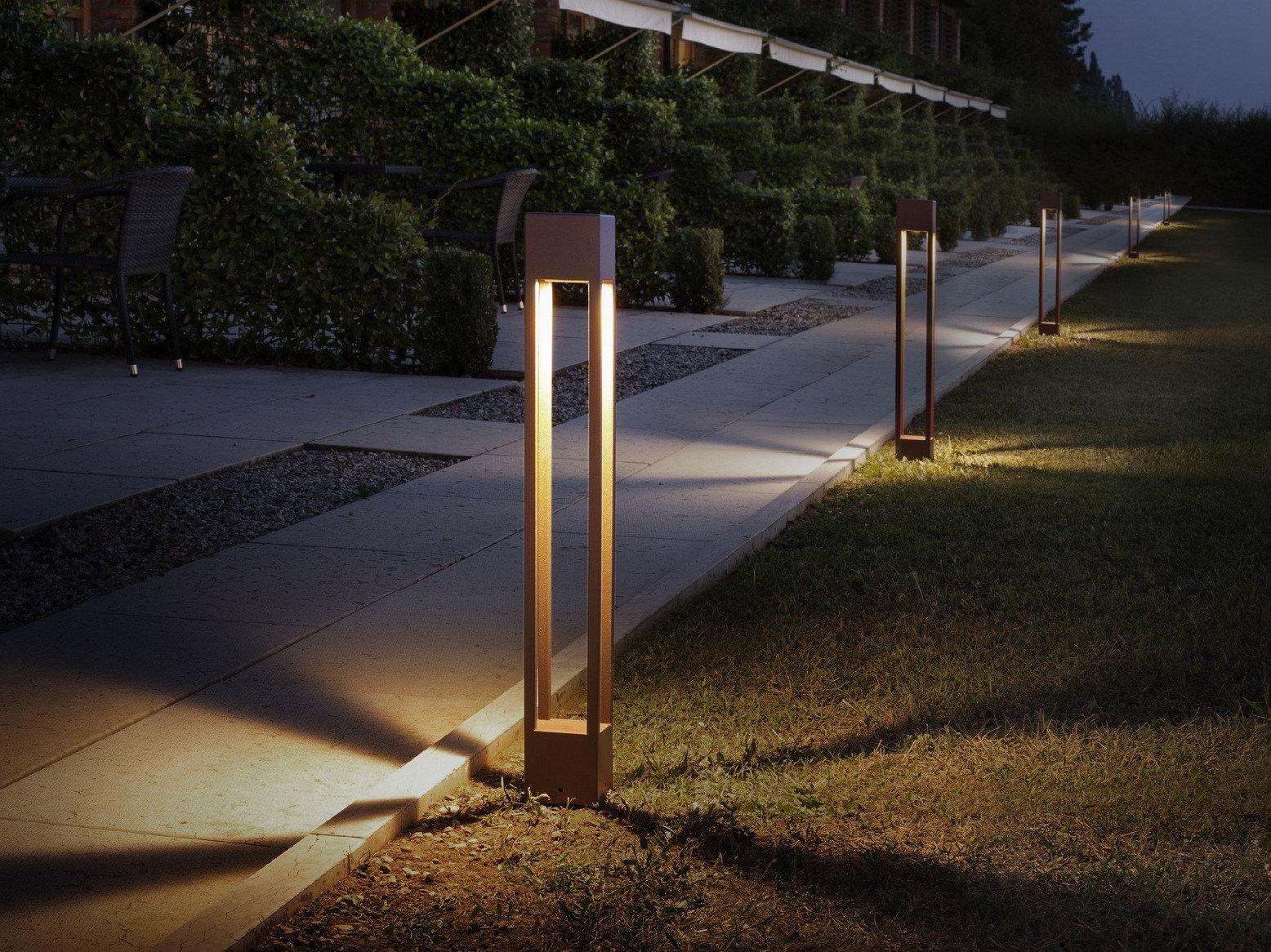 LED stainless steel bollard light | Torch by Olev