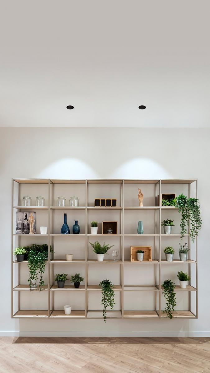 LED round recessed aluminium spotlight | Shot Light M Asymmetric Trimless by Arkoslight