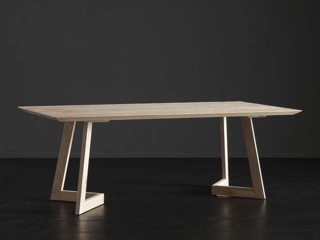 Rectangular wooden dining table | Toledo + Seven by Altacorte