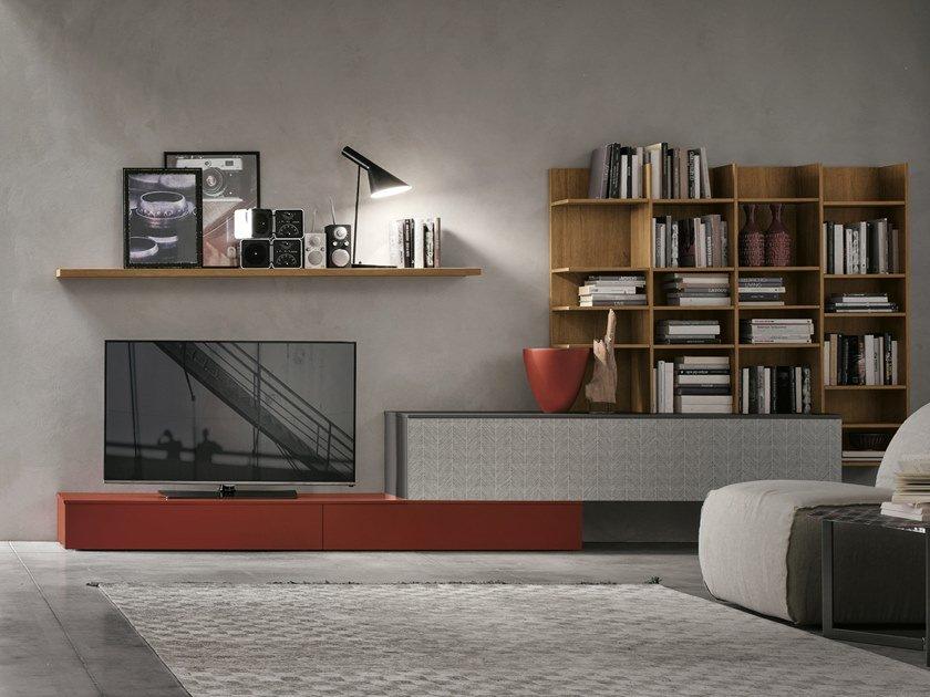 Sectional storage wall | Unit A114 by Tomasella