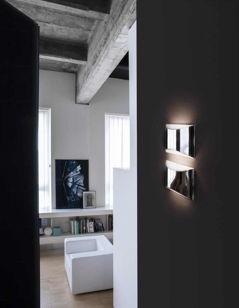 Painted metal wall lamp | Kelly - 790 / 791 / 791bl / 791cr by Oluce