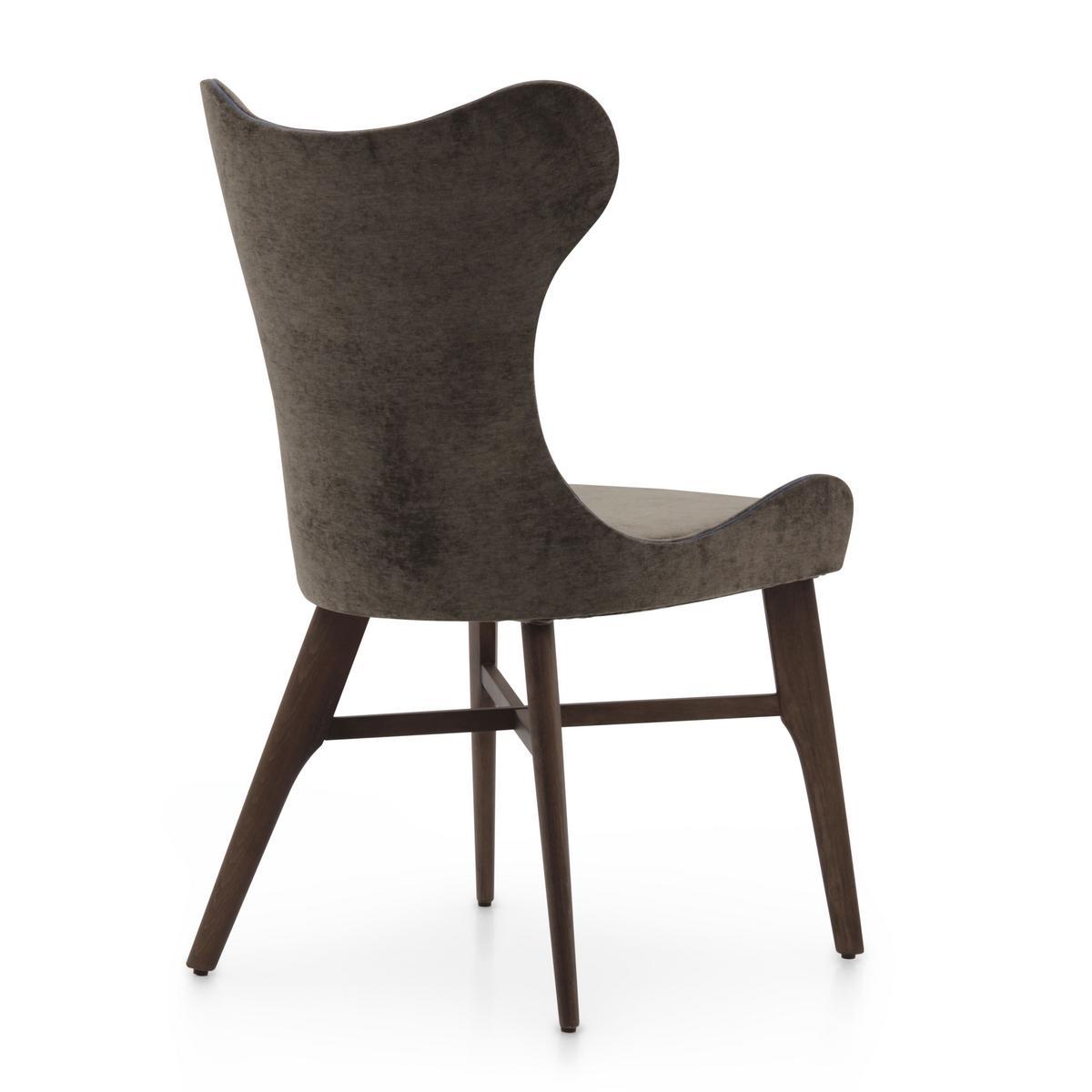 Upholstered velvet chair | Auribus 0612s by Sevensedie