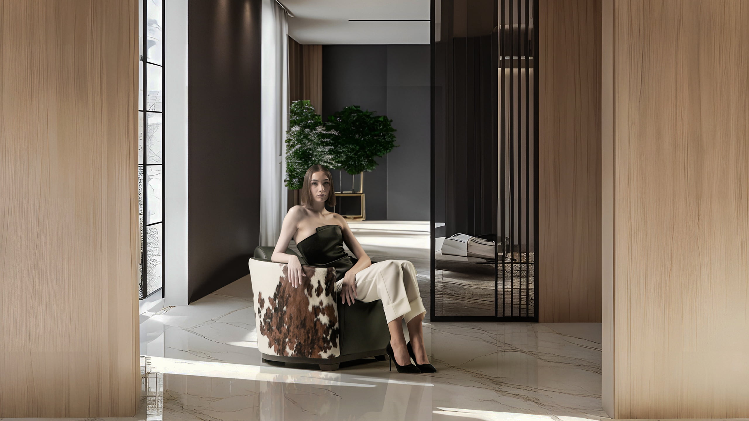 The ‘Hotel’ armchair offers timeless design, celebrating 25 years with new versatile pieces, embodying Calia Italia’s renowned style and character. | Hotel by Calia Italia