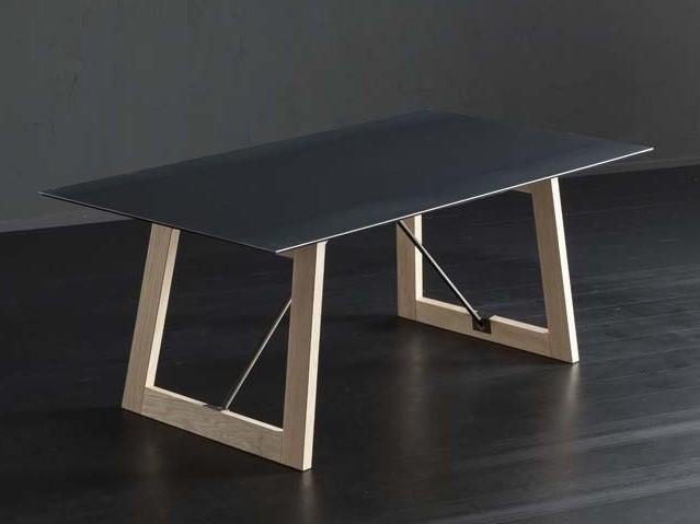 Rectangular iron dining table | Detroit + Flat/ Tiranti by Altacorte