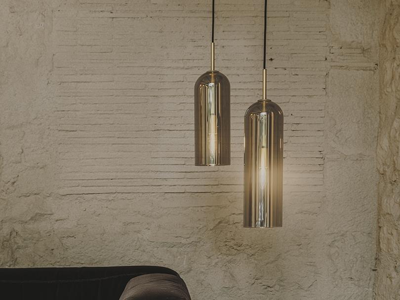 Glass pendant lamp | Glam by Leds C4