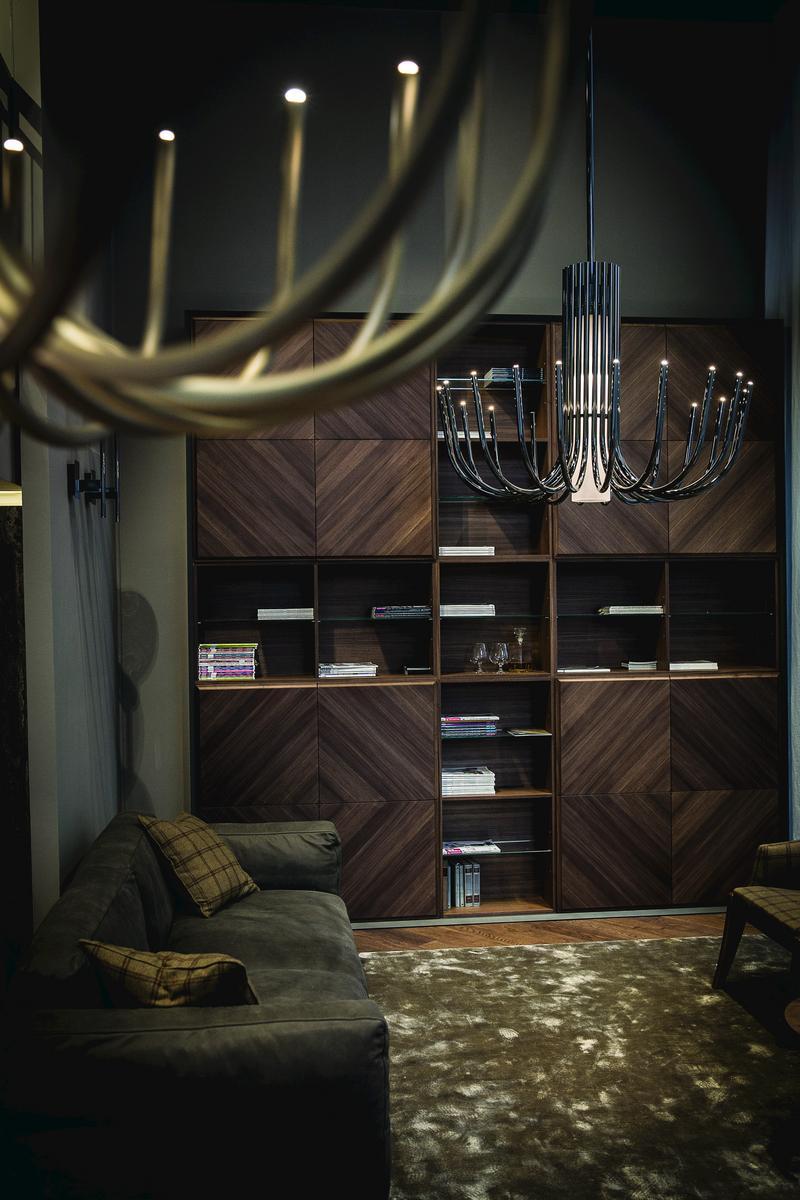 LED metal chandelier | Stardust Large by Contardi