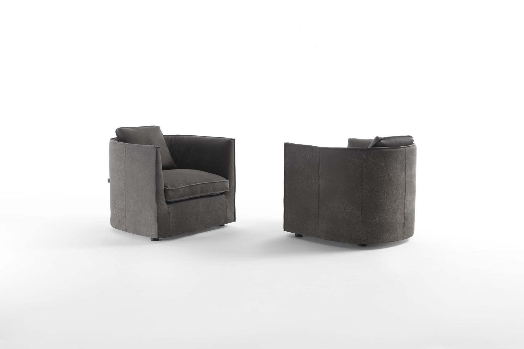 Fabric armchair with armrests | Bice by Frigerio