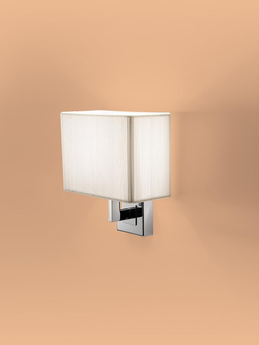 Silk wall lamp with fixed arm | Clavius by Axolight