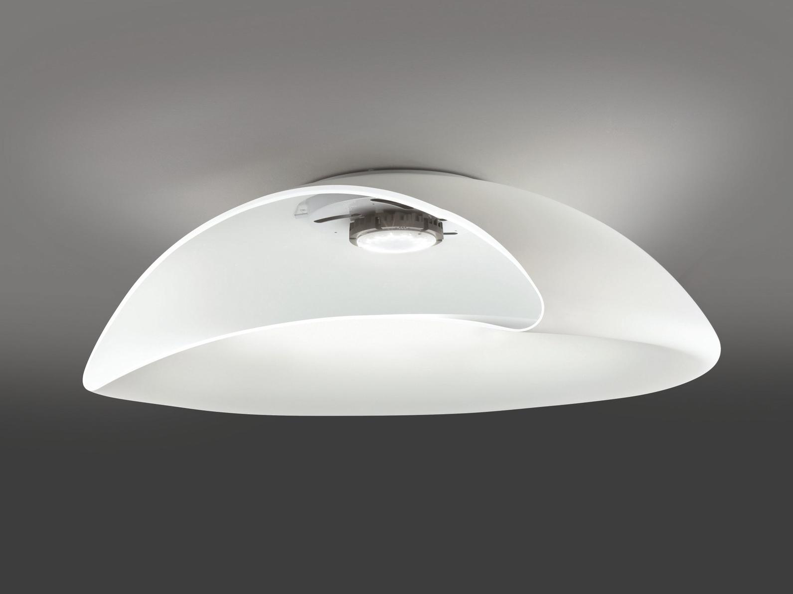 Glass ceiling light | Infinita Pl by Vistosi