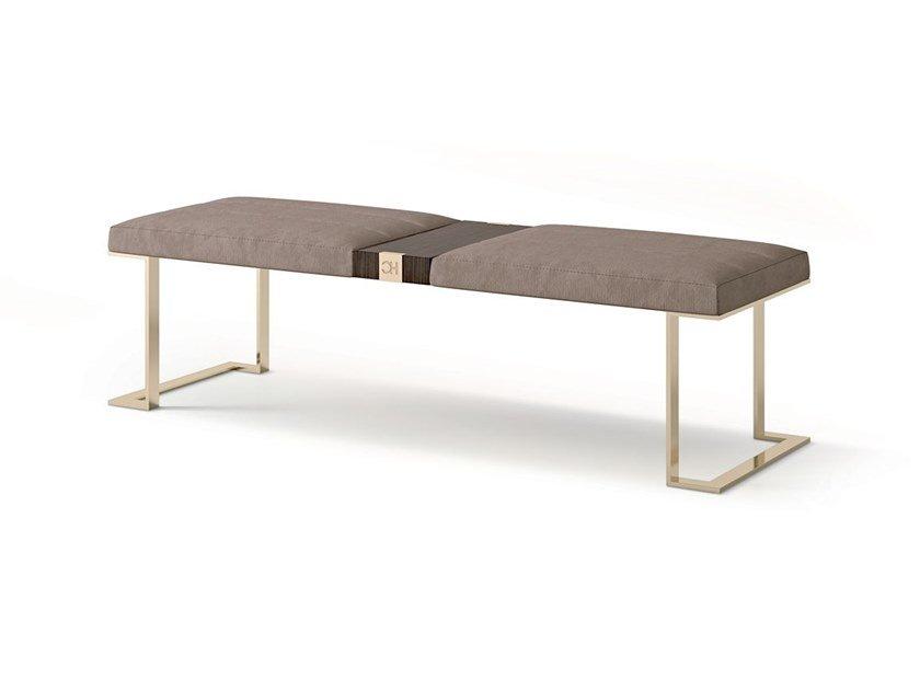 Upholstered fabric bench | 7987 by Carpanese home