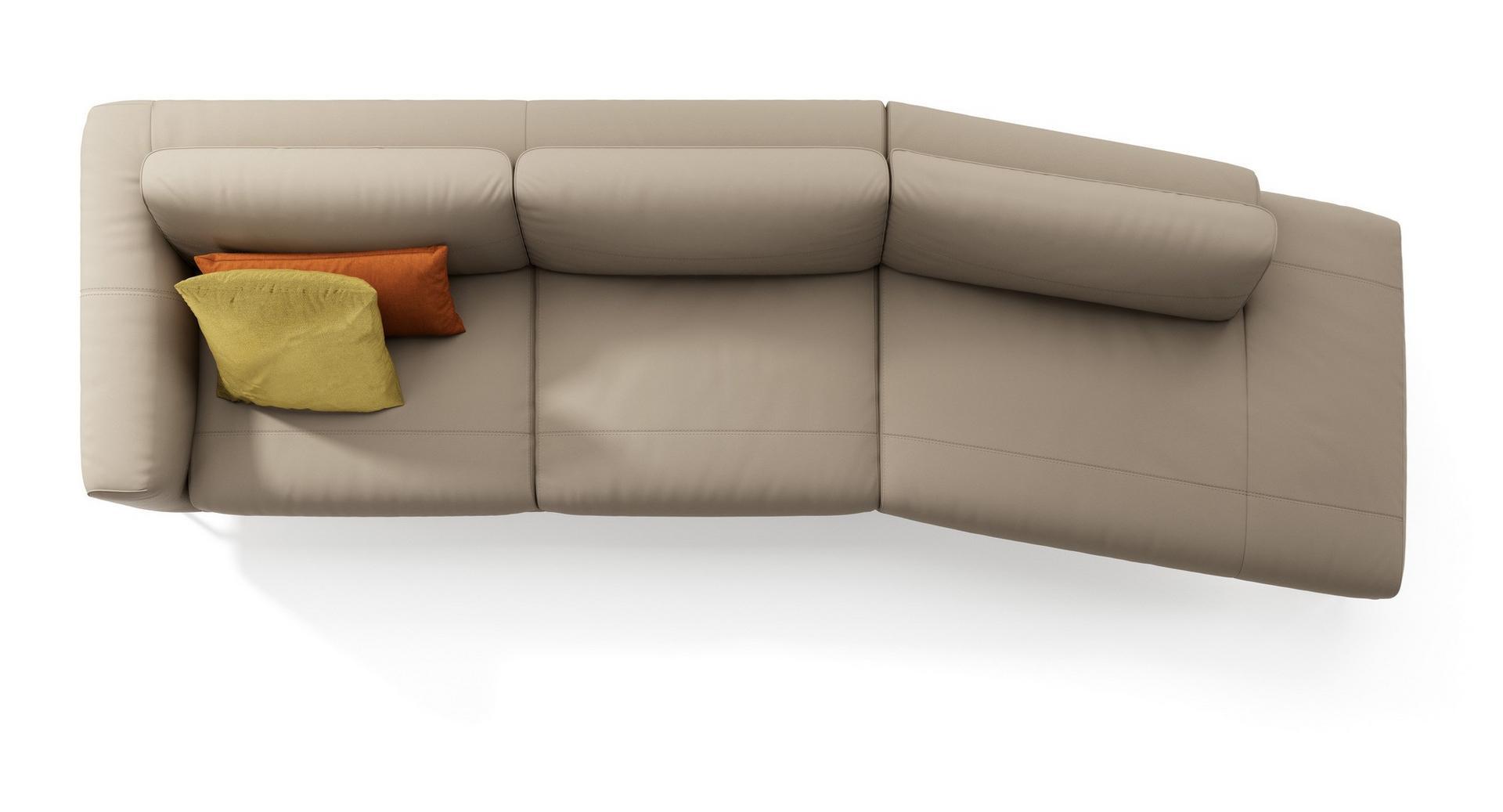 Sectional leather sofa | Bora by Nicoline