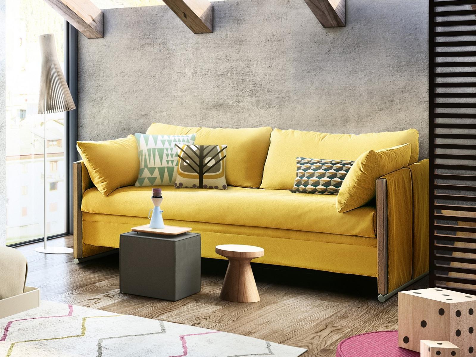 Convertible sofa bed with removable cover | Doc. by CLEI