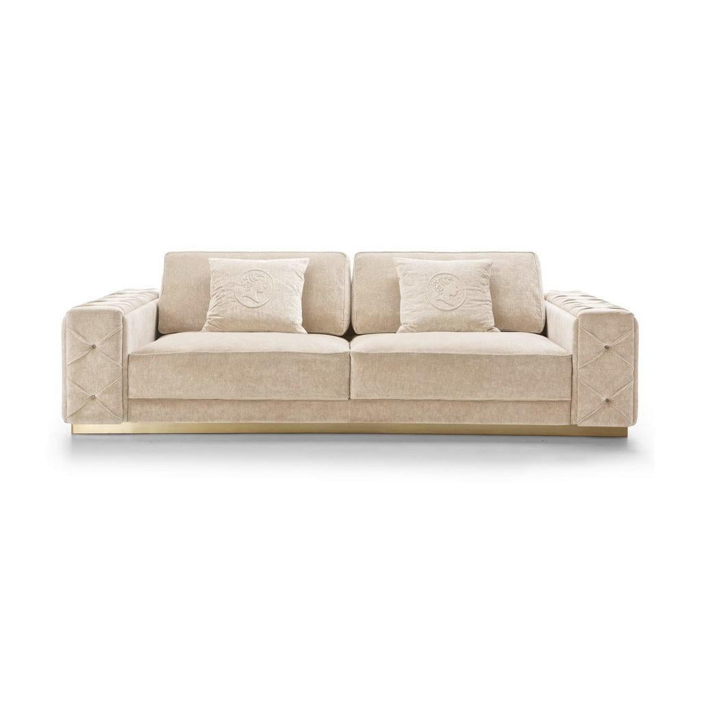 Sectional velvet sofa | Tracy by Alberta Salotti