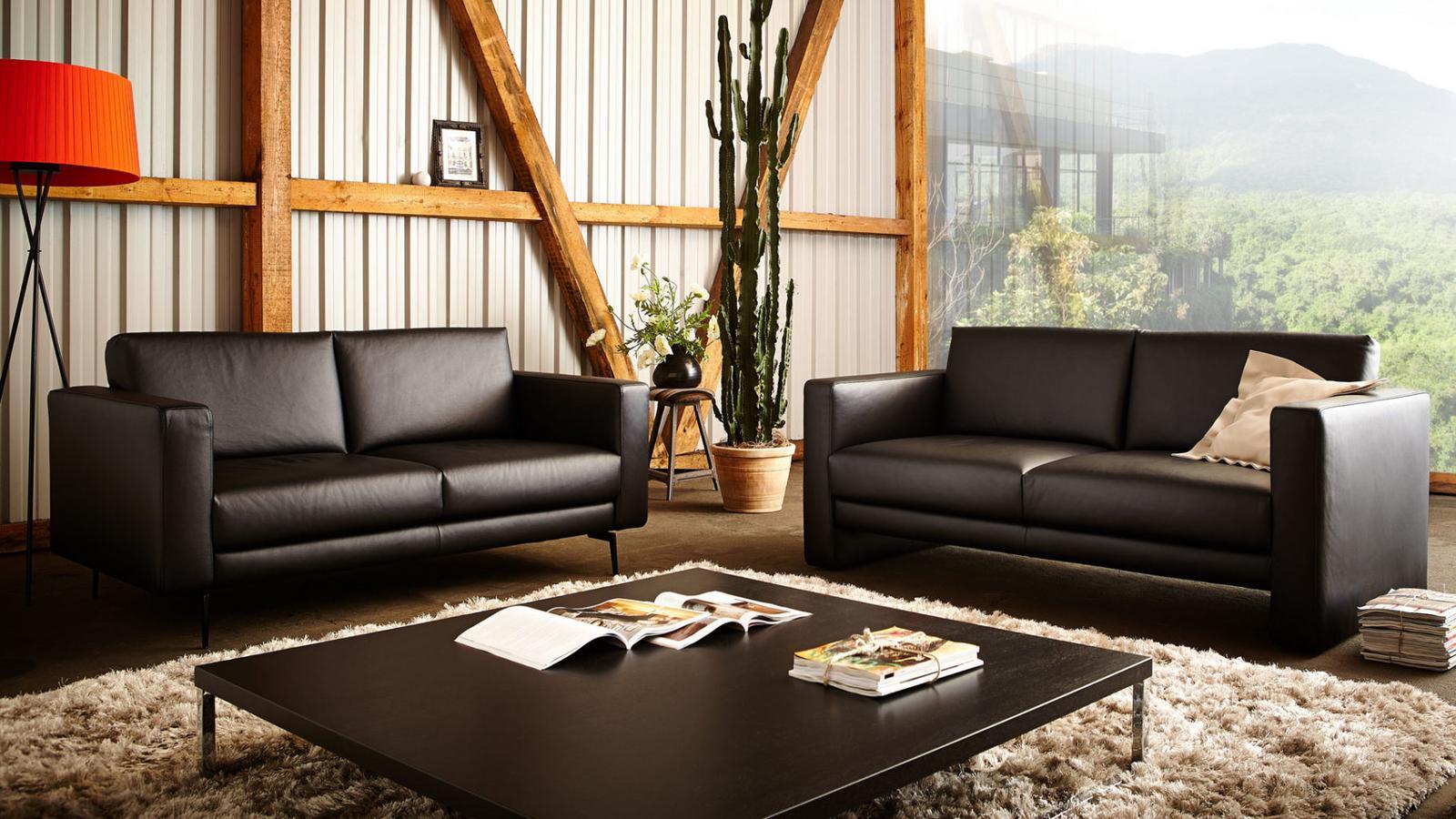 Corner nabuk sofa | Omega by Koinor