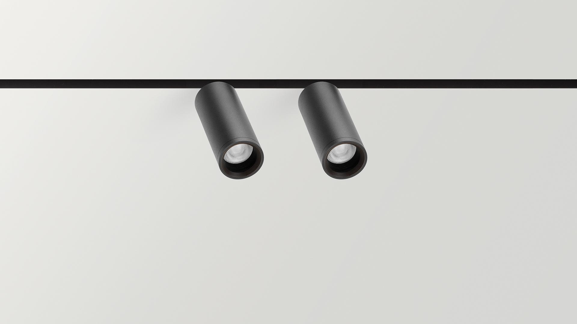 LED aluminium track-Light | Fit 35 48v Double by Arkoslight