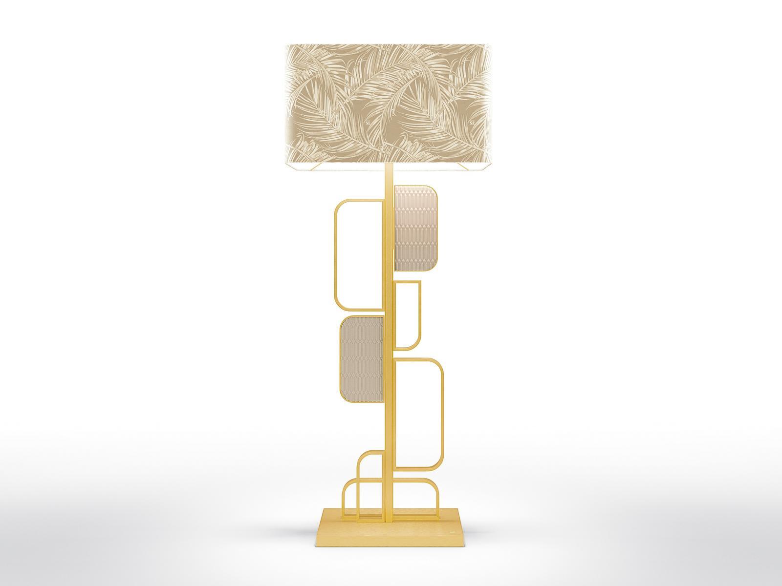 Indirect light metal floor lamp | Wave by Bruno Zampa