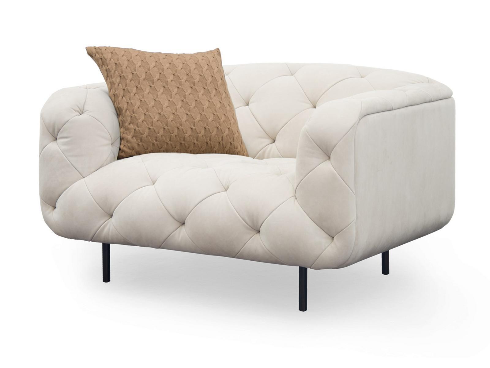 Tufted nabuk armchair | Overseas/b by Formitalia