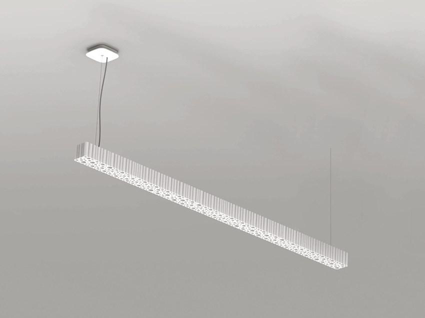 LED technopolymer pendant lamp | Calipso Linear Stand Alone by Artemide