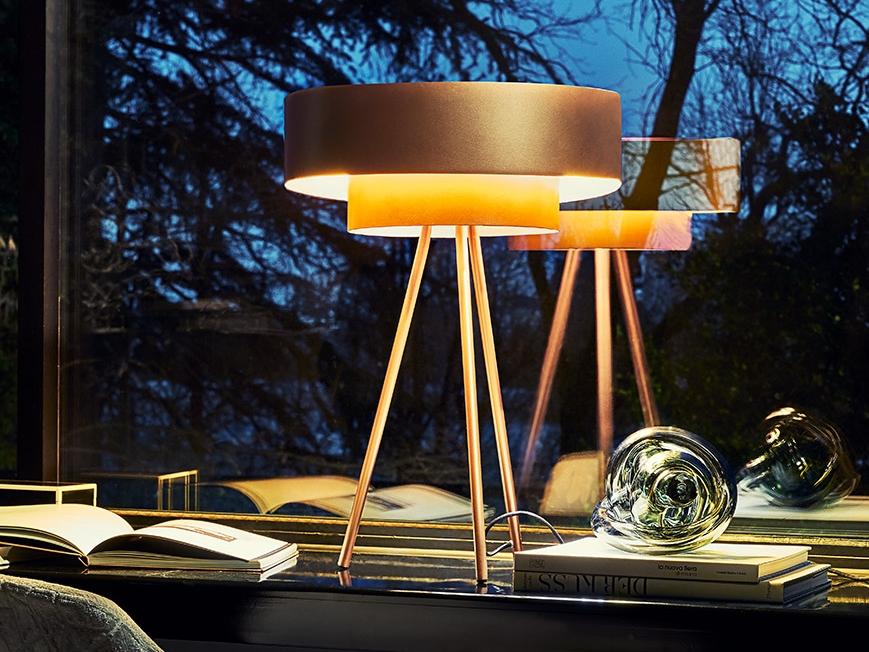 Metal table lamp | Planet by Riflessi