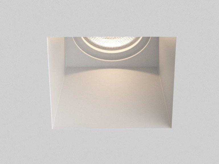 LED square recessed plaster spotlight | Blanco Square by Astro lighting