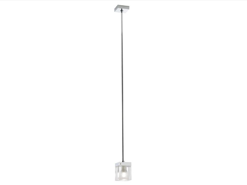 LED crystal pendant lamp | Cubetto by Fabbian