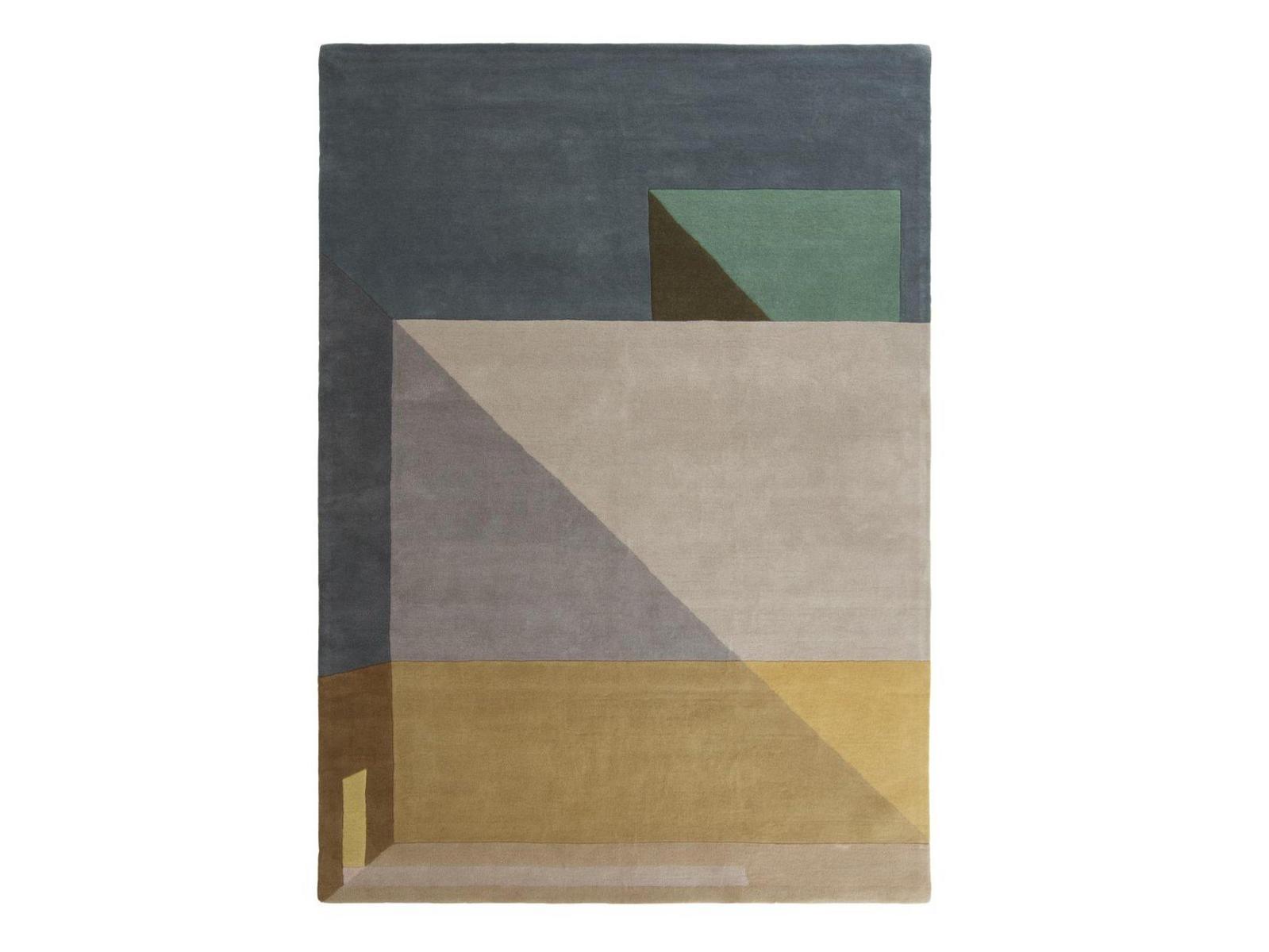 Patterned rectangular wool rug | Agosto by Ligne Roset