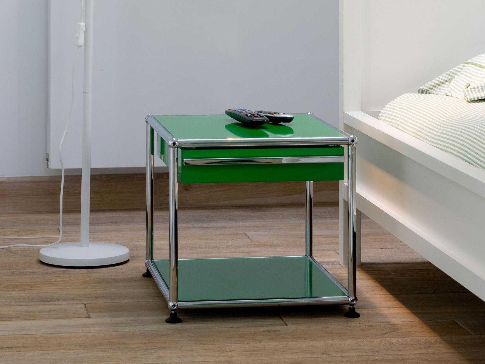 Bedside table with drawer | Haller Nightstand by USM