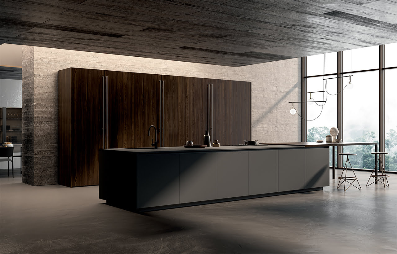 Kitchen without handles Ernestomeda One