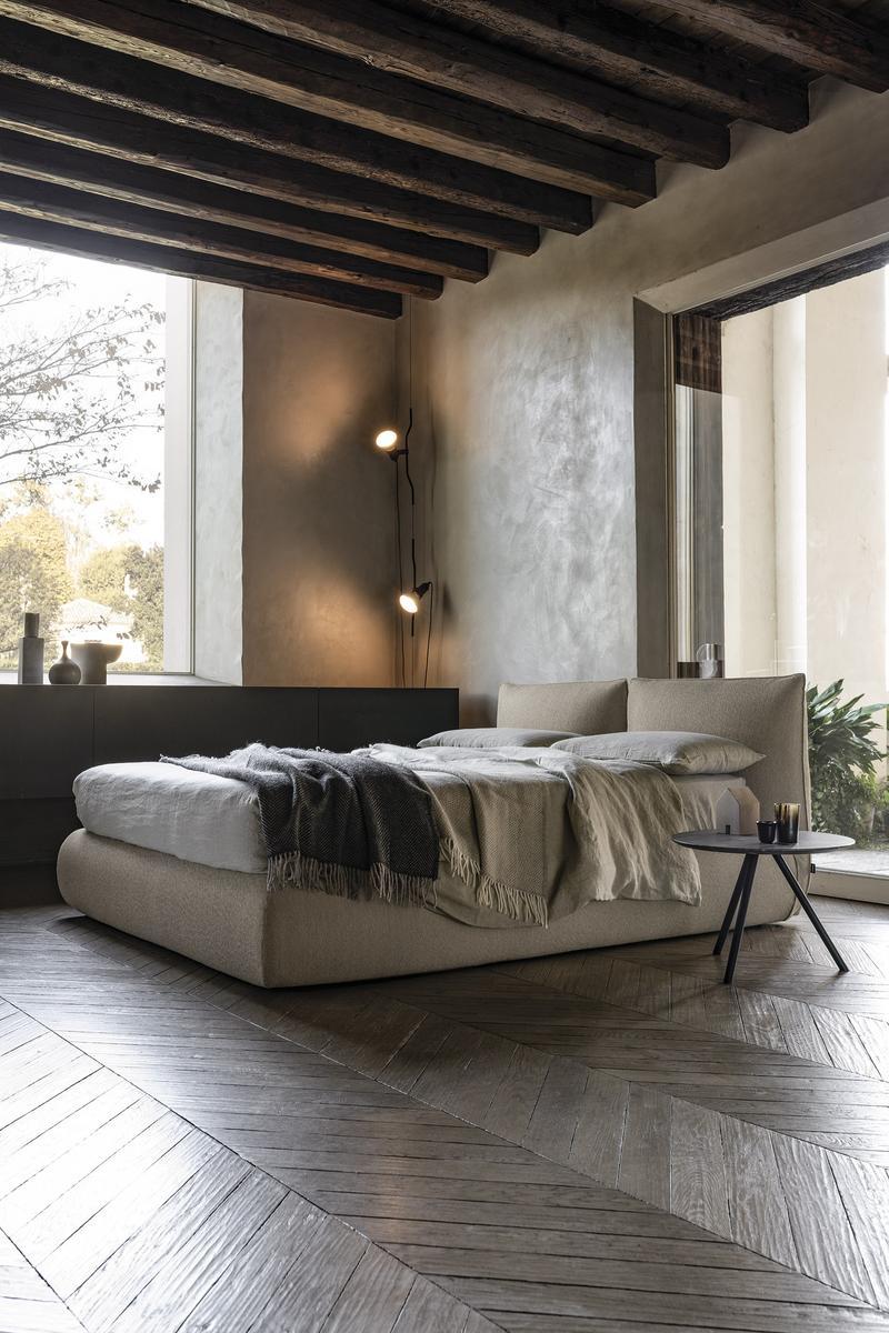 Upholstered storage bed | Venus by Bolzan letti