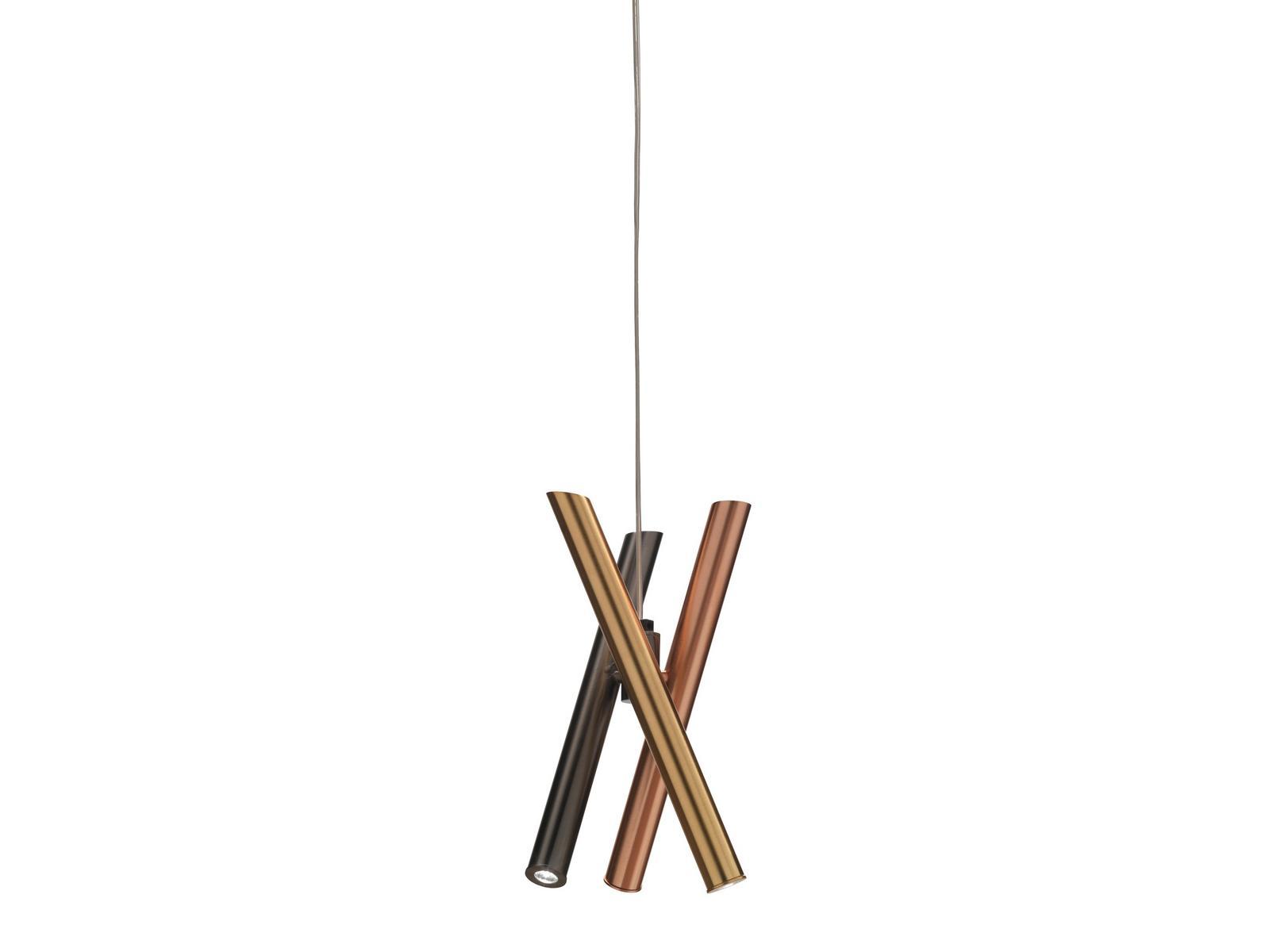 LED metal pendant lamp | Shangai S3 by Riflessi