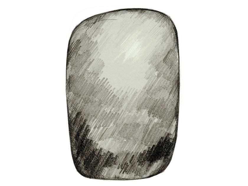 Contemporary style fabric rug | Scribble Grey by Moooi